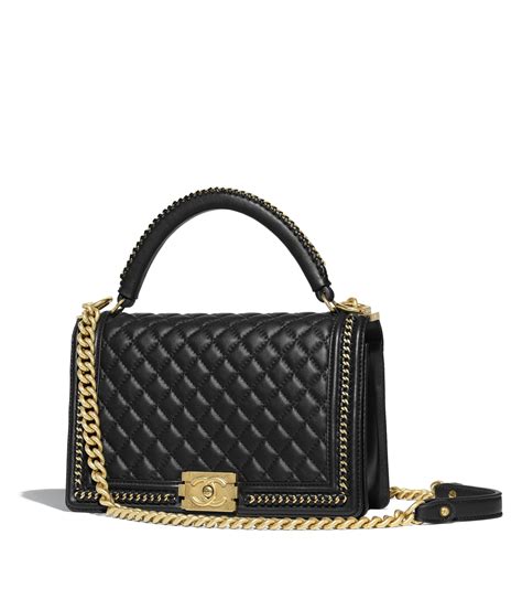 boy chanel flap bag gold|Chanel boyfriend bag small.